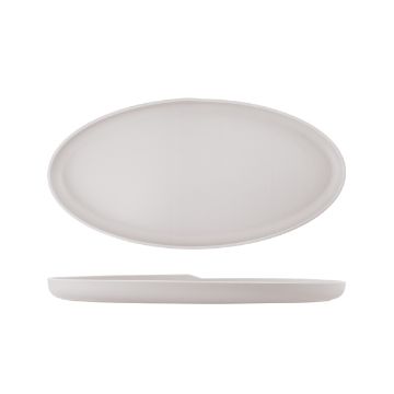 Picture of White Copenhagen Oval Melamine Dish 47.5 x 24cm