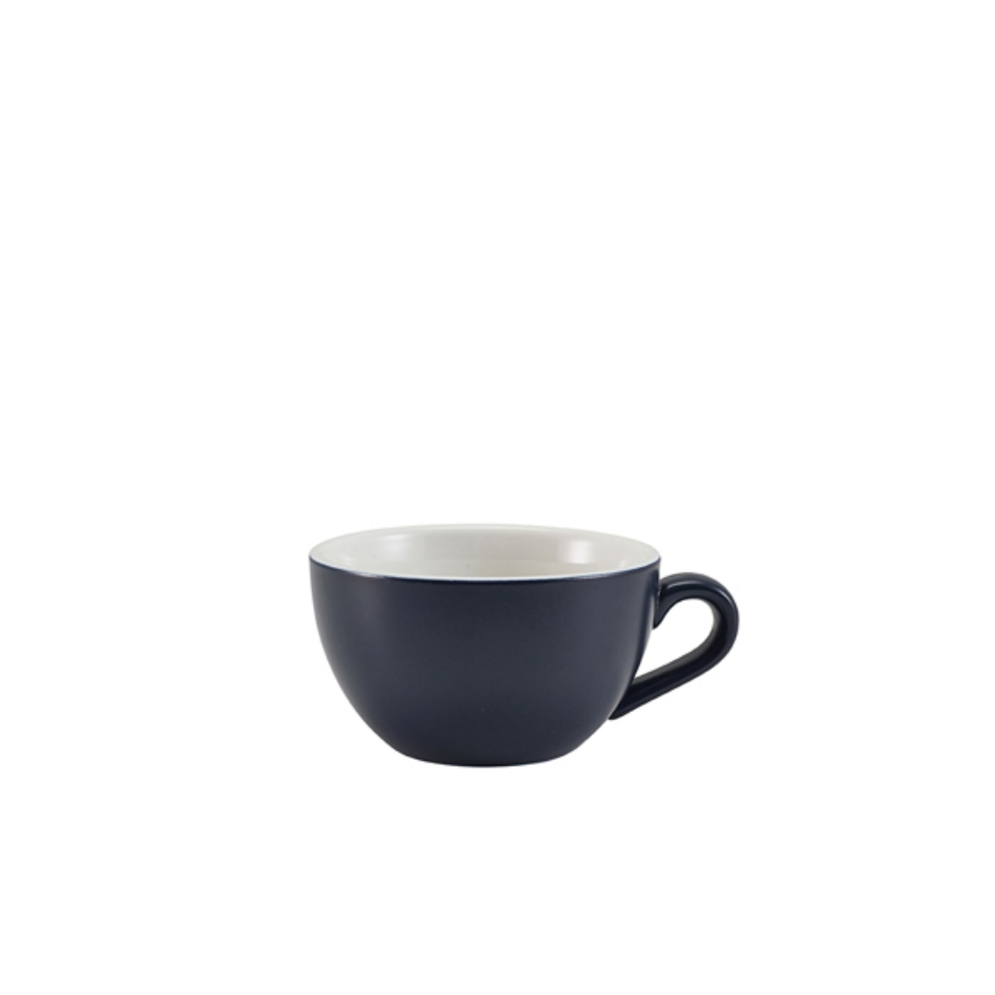 Picture of GenWare Porcelain Matt Blue Bowl Shaped Cup 17.5cl/ 6oz - Pack of 6 - 322118MBL