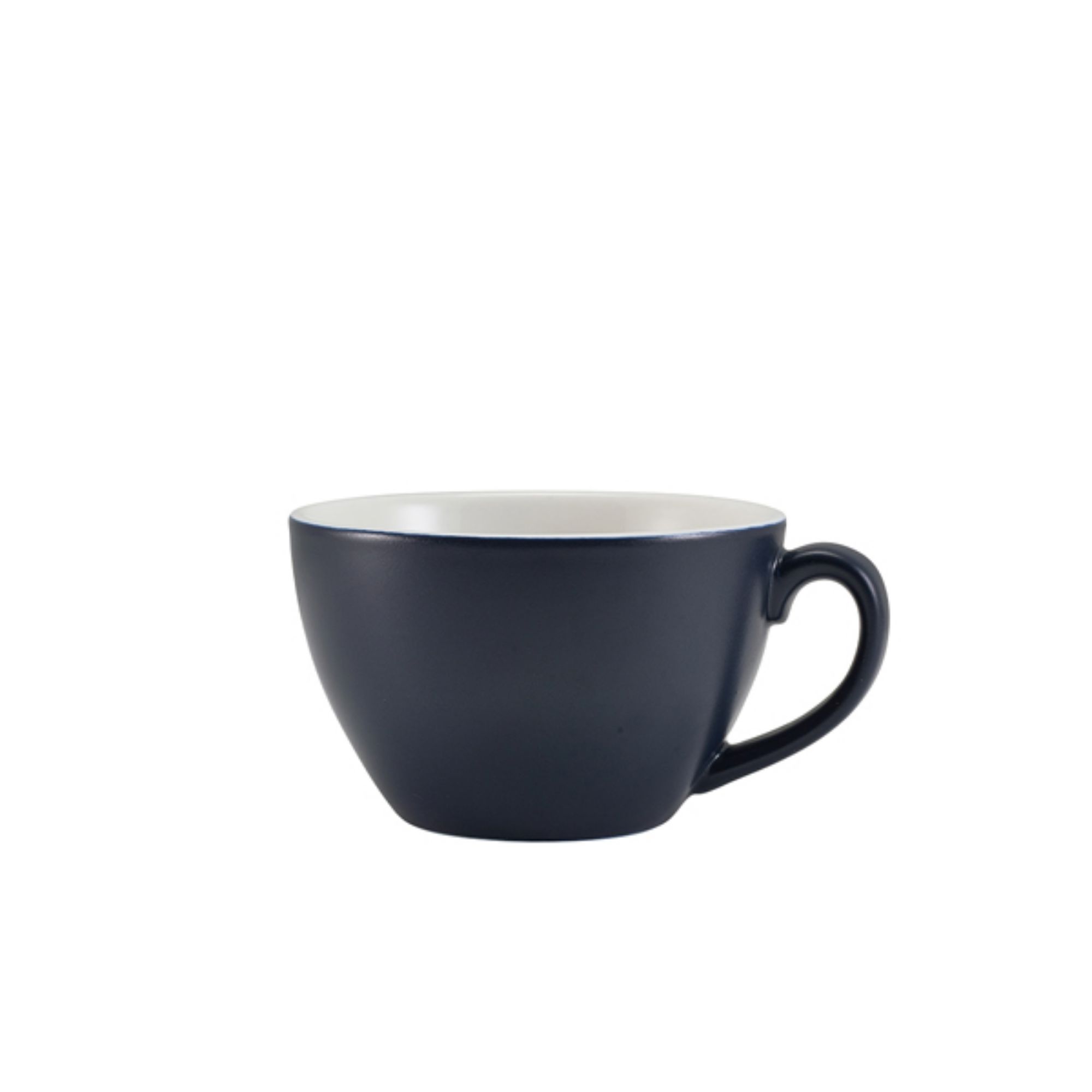 Picture of GenWare Porcelain Matt Blue Bowl Shaped Cup 34cl/ 12oz - Pack of 6 - 322134MBL