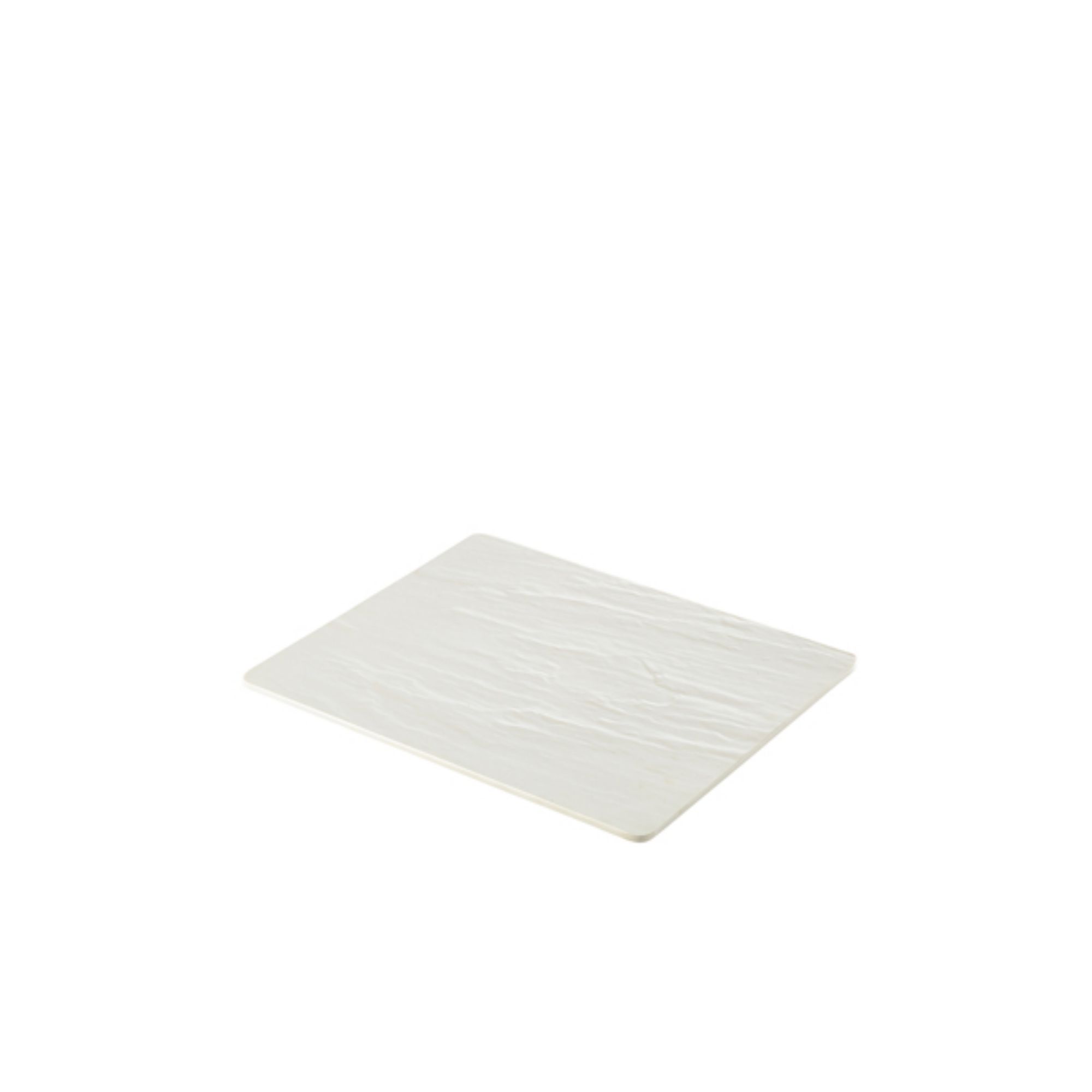 Picture of GenWare Melamine White Slate Effect Platter GN 1/2 - MEL12-SLW