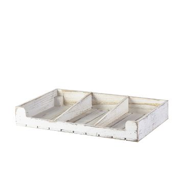 Picture of White Wash Wooden Display Crate