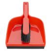 Picture of Jantex Dustpan & Brush Set - Red - HZ840