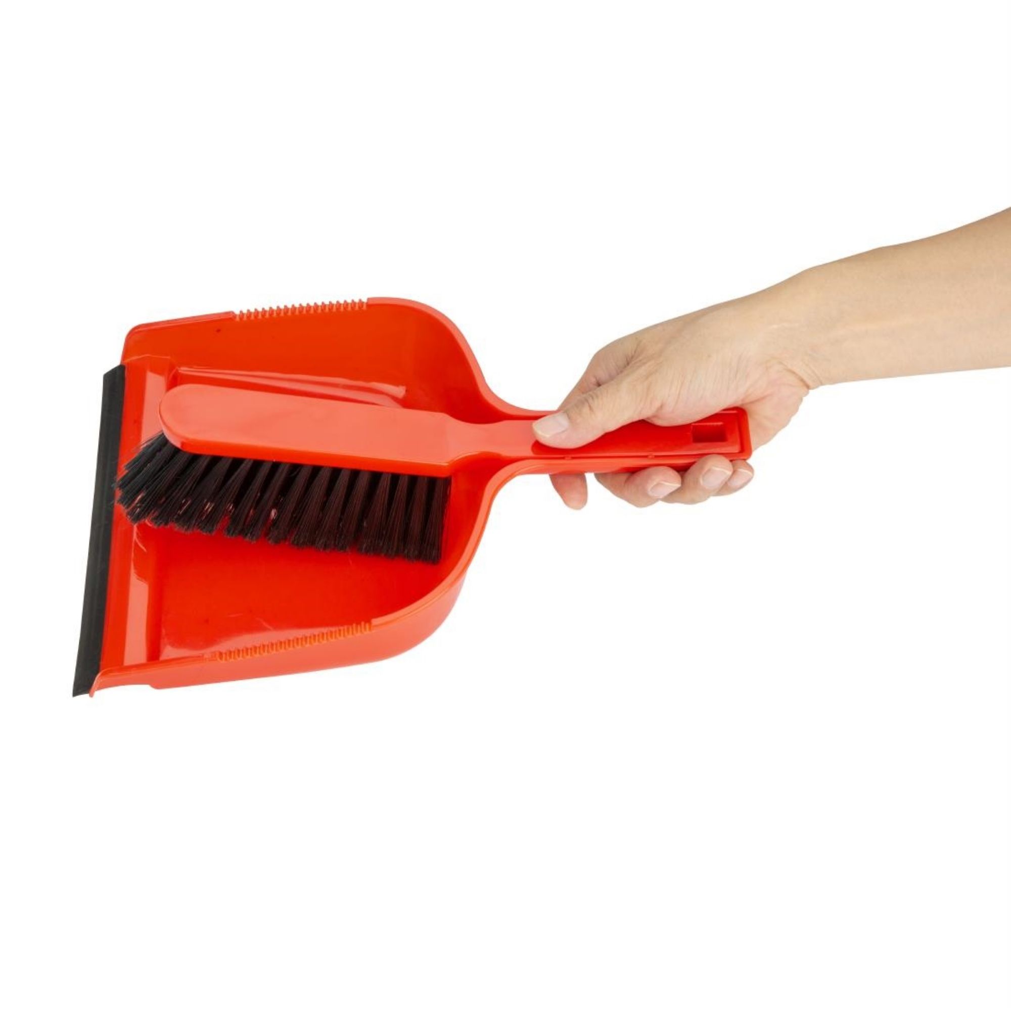Picture of Jantex Dustpan & Brush Set - Red