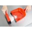 Picture of Jantex Dustpan & Brush Set - Red - HZ840