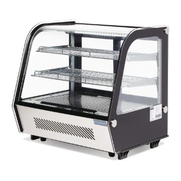 Picture of Polar G-Series Energy Efficient Countertop Food Display Fridge Black 120Ltr