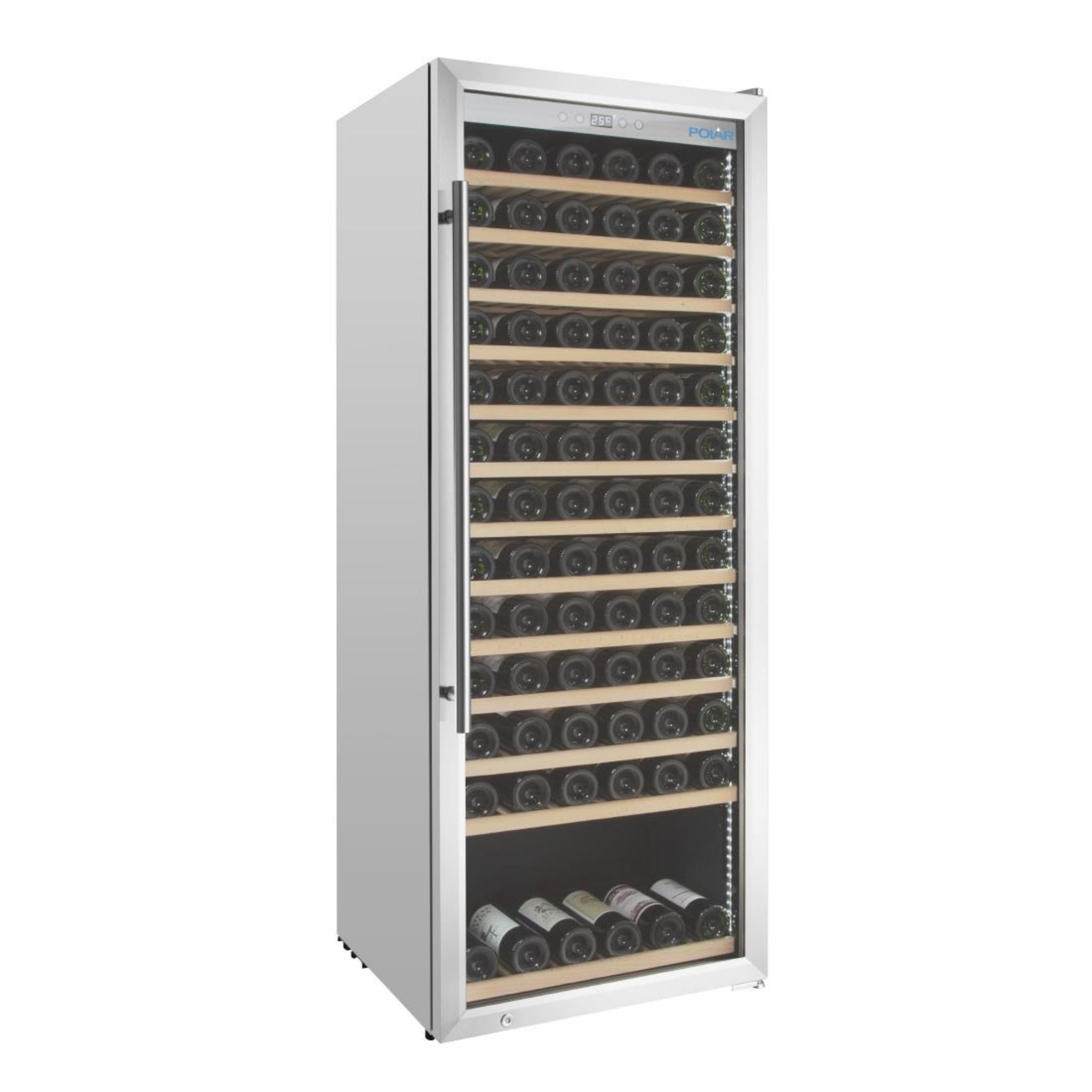 Picture of Polar G-Series Single Zone Wine Fridge Stainless Steel 126 bottles