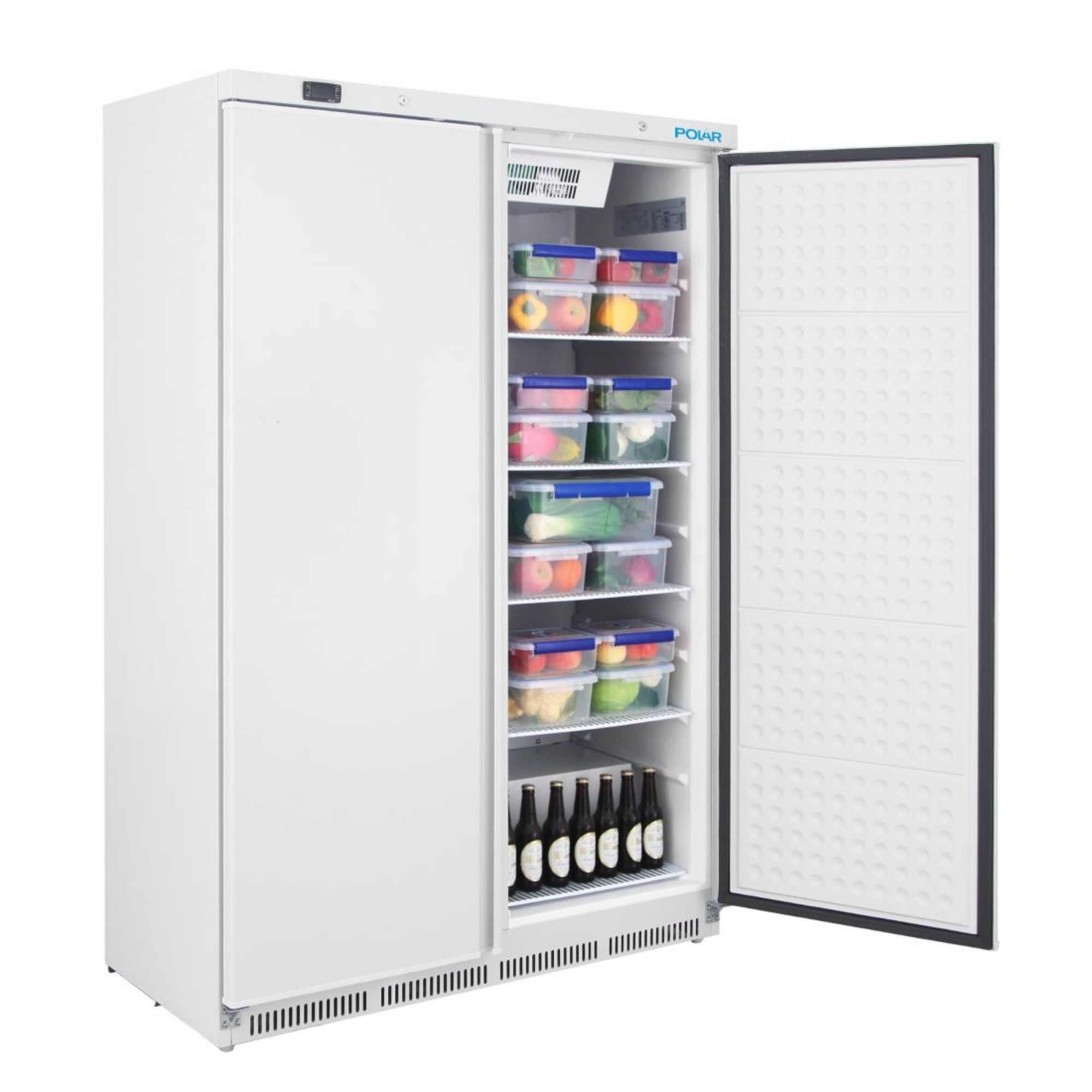 Picture of Polar C-Series Double Door Upright Fridge White 744Ltr