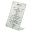 Picture of Slanted Acrylic Menu Holder A5 - CC444