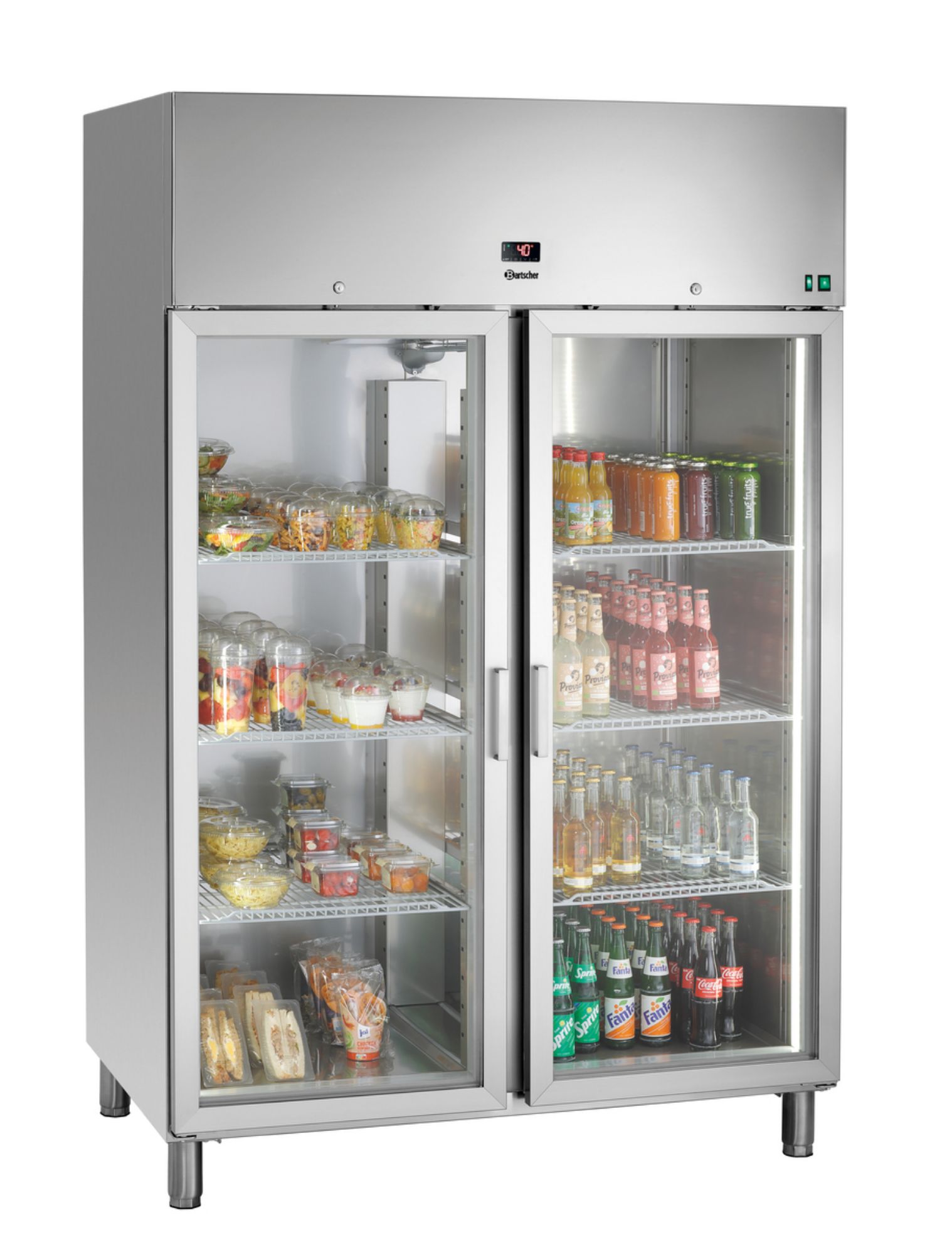 Picture of Glass-doored refrigerator 1400 GN210 - 700601