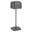Picture of Olympia Lucca Table Lamp Squared Dome Grey 300mm - HZ215
