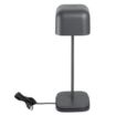 Picture of Olympia Lucca Table Lamp Squared Dome Grey 300mm - HZ215
