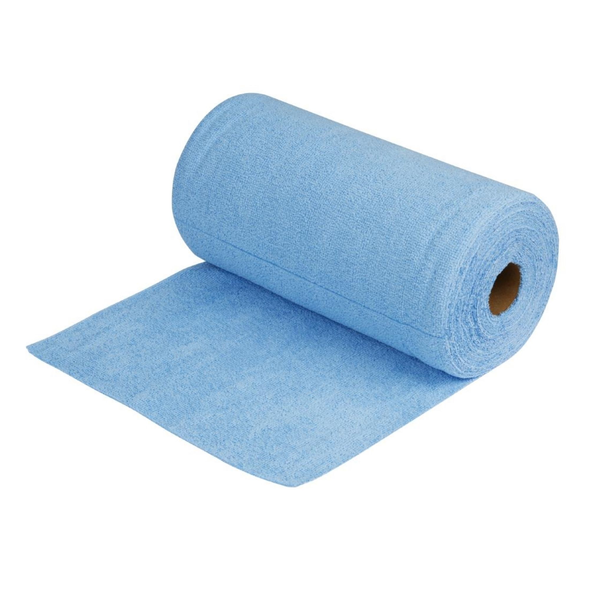 Picture of Nisbets Essentials Blue Micro Fibre Cloth 300x300mm - Roll of 50 tear-off sheets