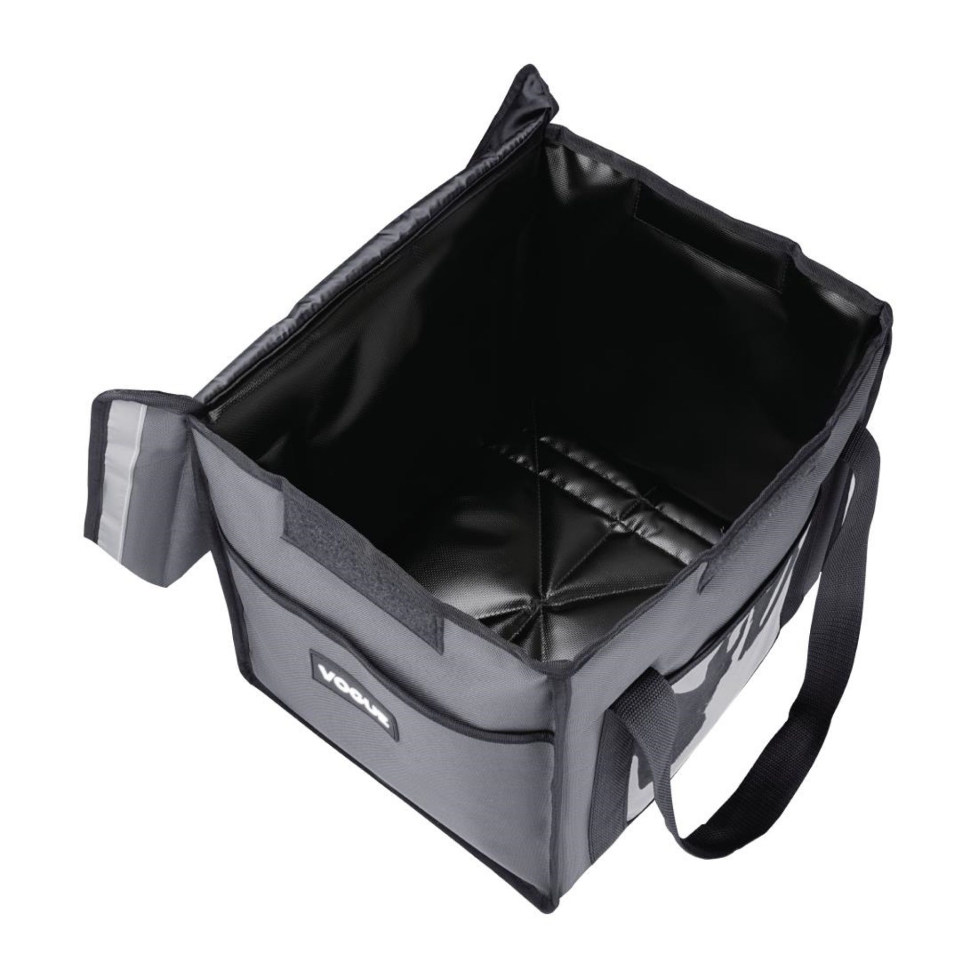 Picture of Vogue Insulated Folding Delivery Bag Grey 380x305x380mm
