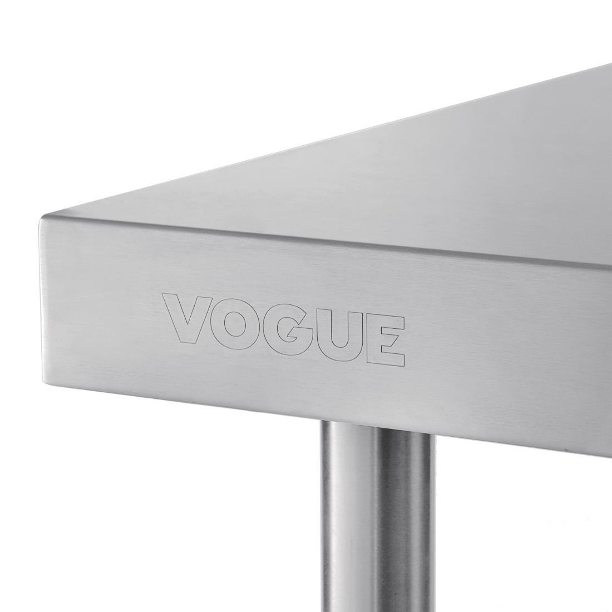 Picture of Vogue Stainless Steel Prep Table with Upstand 900mm