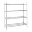 Picture of Vogue 4 Tier Wire Shelving Kit 1830x460mm - L939