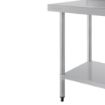 Picture of Vogue Stainless Steel Prep Table with Upstand 900mm - T380