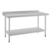 Picture of Vogue Stainless Steel Prep Table with Upstand 1500mm - T382