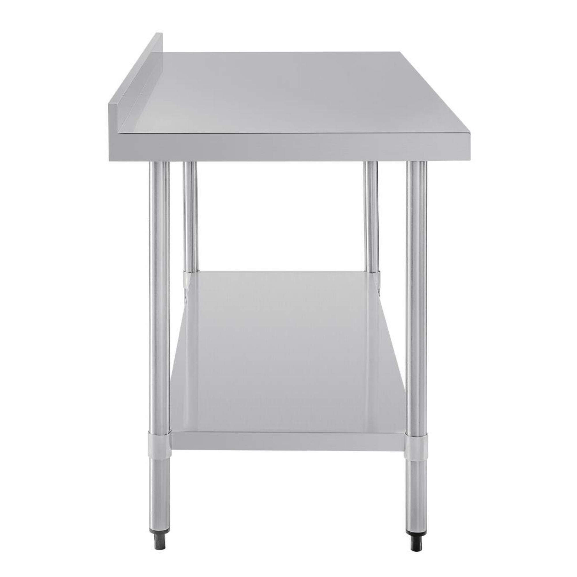 Picture of Vogue Stainless Steel Prep Table with Upstand 1500mm