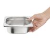 Picture of Vogue Stainless Steel 1/6 Gastronorm Tray 65mm - K985