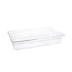 Picture of Vogue Polycarbonate 1/1 Gastronorm Container 100mm Clear - U225