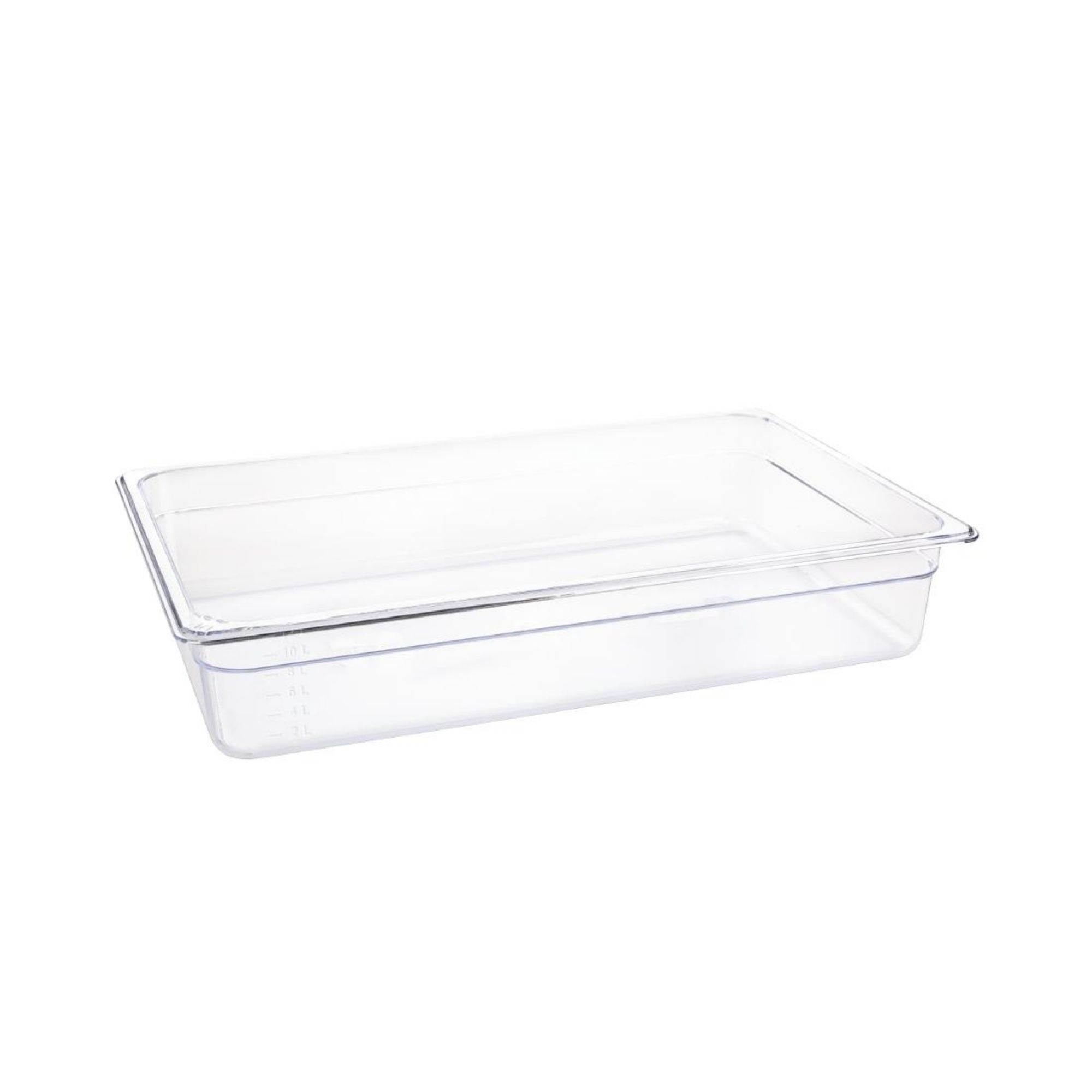 Picture of Vogue Polycarbonate 1/1 Gastronorm Container 100mm Clear - U225
