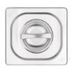 Picture of Vogue Stainless Steel 1/6 Gastronorm Lid - K993