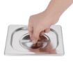Picture of Vogue Stainless Steel 1/6 Gastronorm Lid - K993