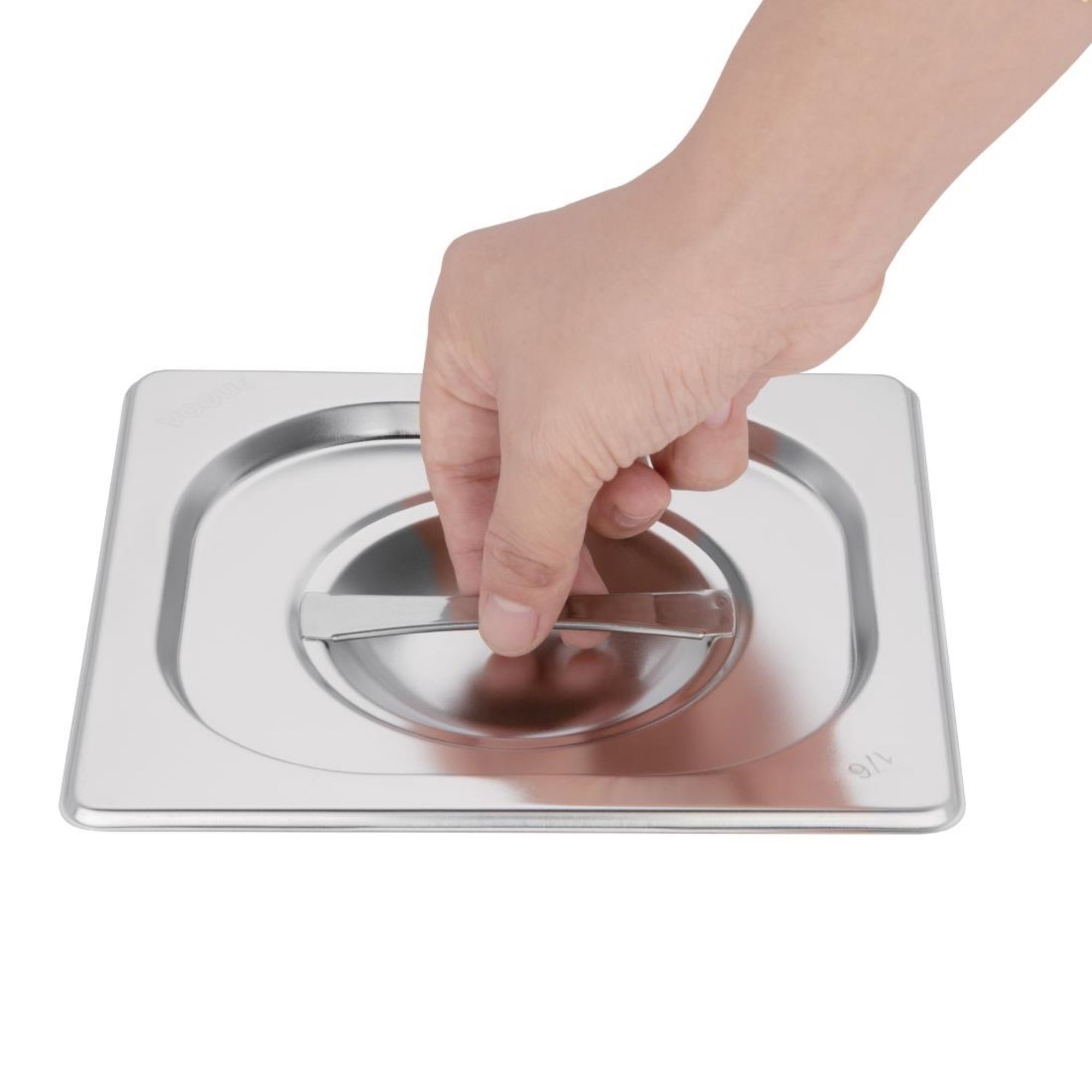 Picture of Vogue Stainless Steel 1/6 Gastronorm Lid