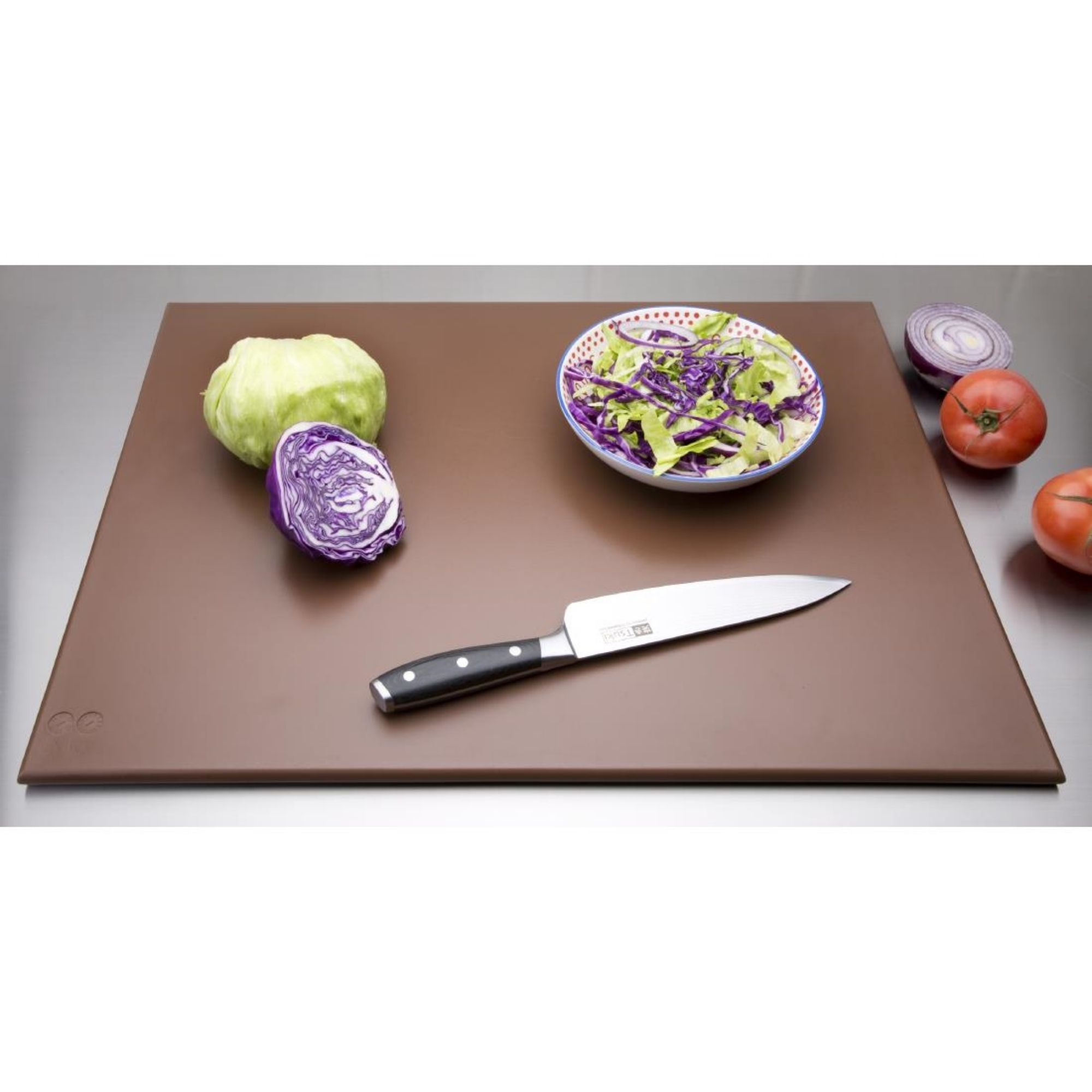 Picture of Hygiplas High Density Brown Chopping Board Large 600x450x12mm