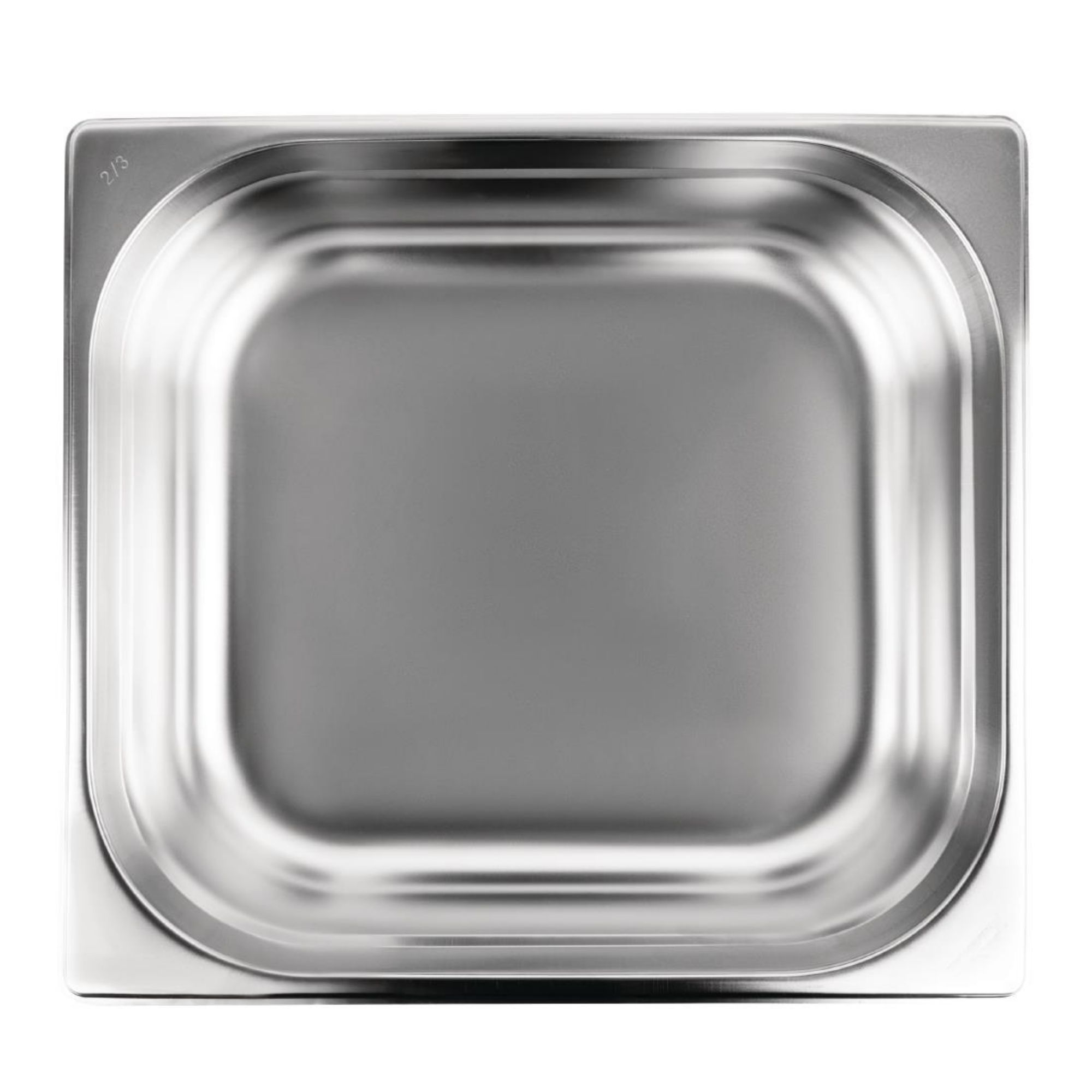 Picture of Vogue Stainless Steel 2/3 Gastronorm Tray 100mm