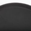 Picture of Olympia Kristallon Fibreglass Round Non-Slip Tray Black 406mm - J847