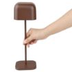 Picture of Olympia Lucca Table Lamp Squared Dome Chestnut 300mm - HZ213