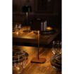 Picture of Olympia Lucca Table Lamp Squared Dome Chestnut 300mm - HZ213