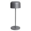 Picture of Olympia Siena Table Lamp Round Dome Grey 300mm - HZ211