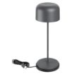Picture of Olympia Siena Table Lamp Round Dome Grey 300mm - HZ211