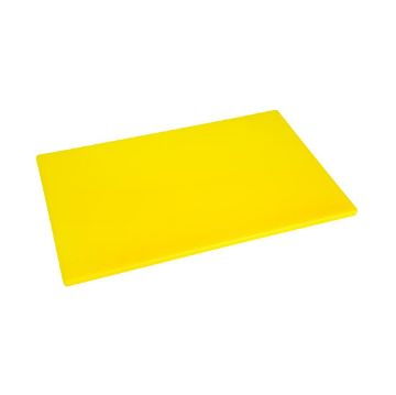 Picture of Hygiplas Low Density Yellow Chopping Board Standard 450x300x12mm
