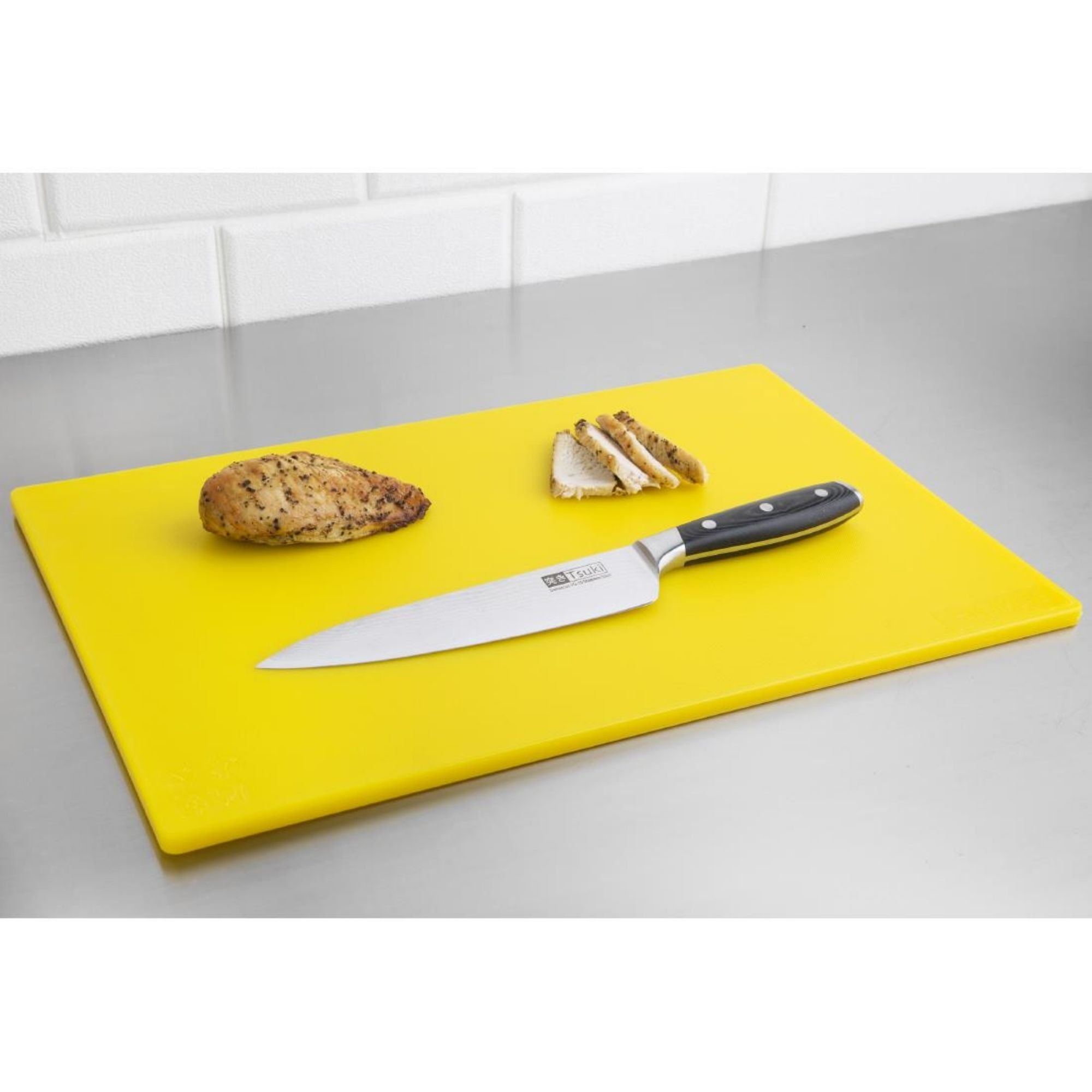Picture of Hygiplas Low Density Yellow Chopping Board Standard 450x300x12mm
