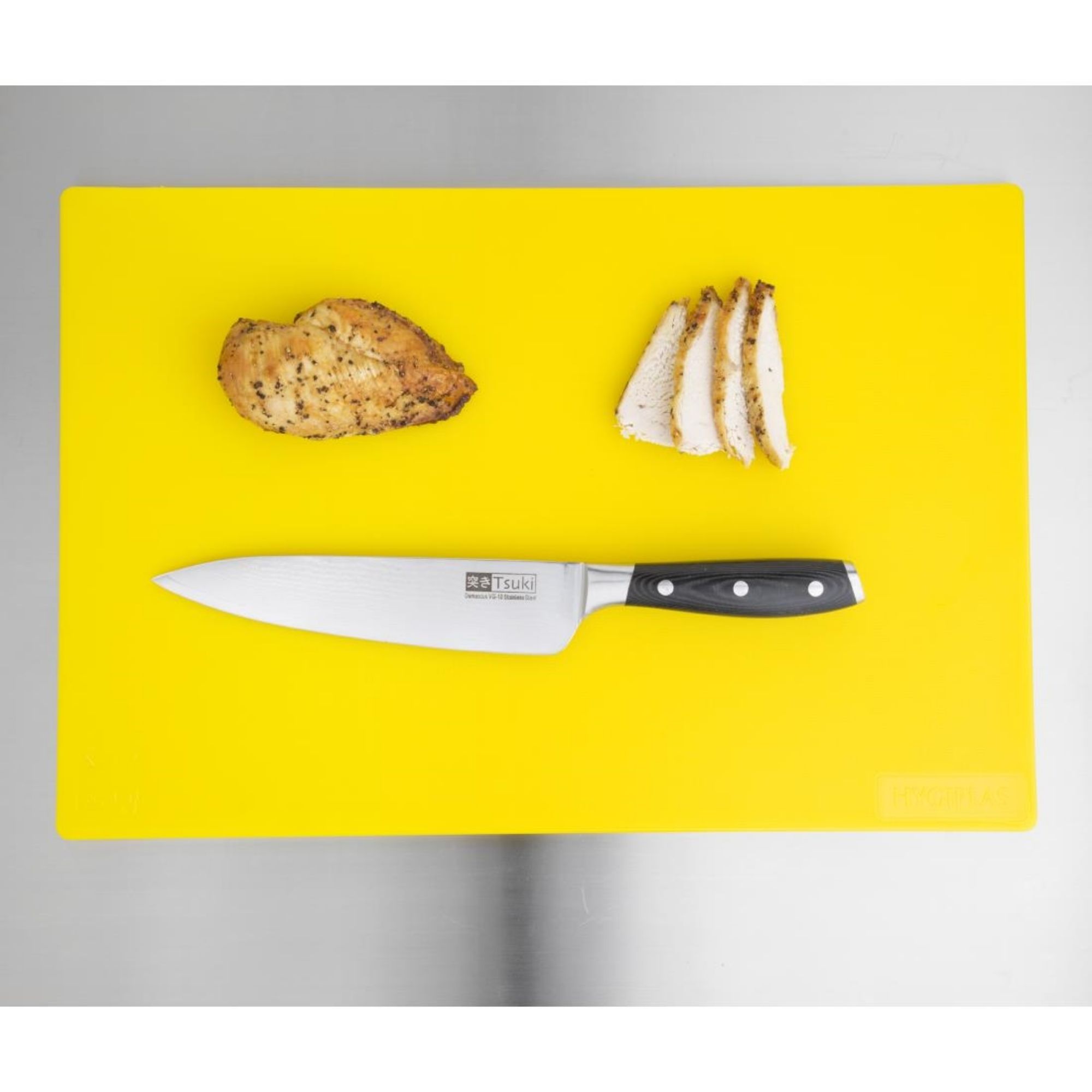 Picture of Hygiplas Low Density Yellow Chopping Board Standard 450x300x12mm