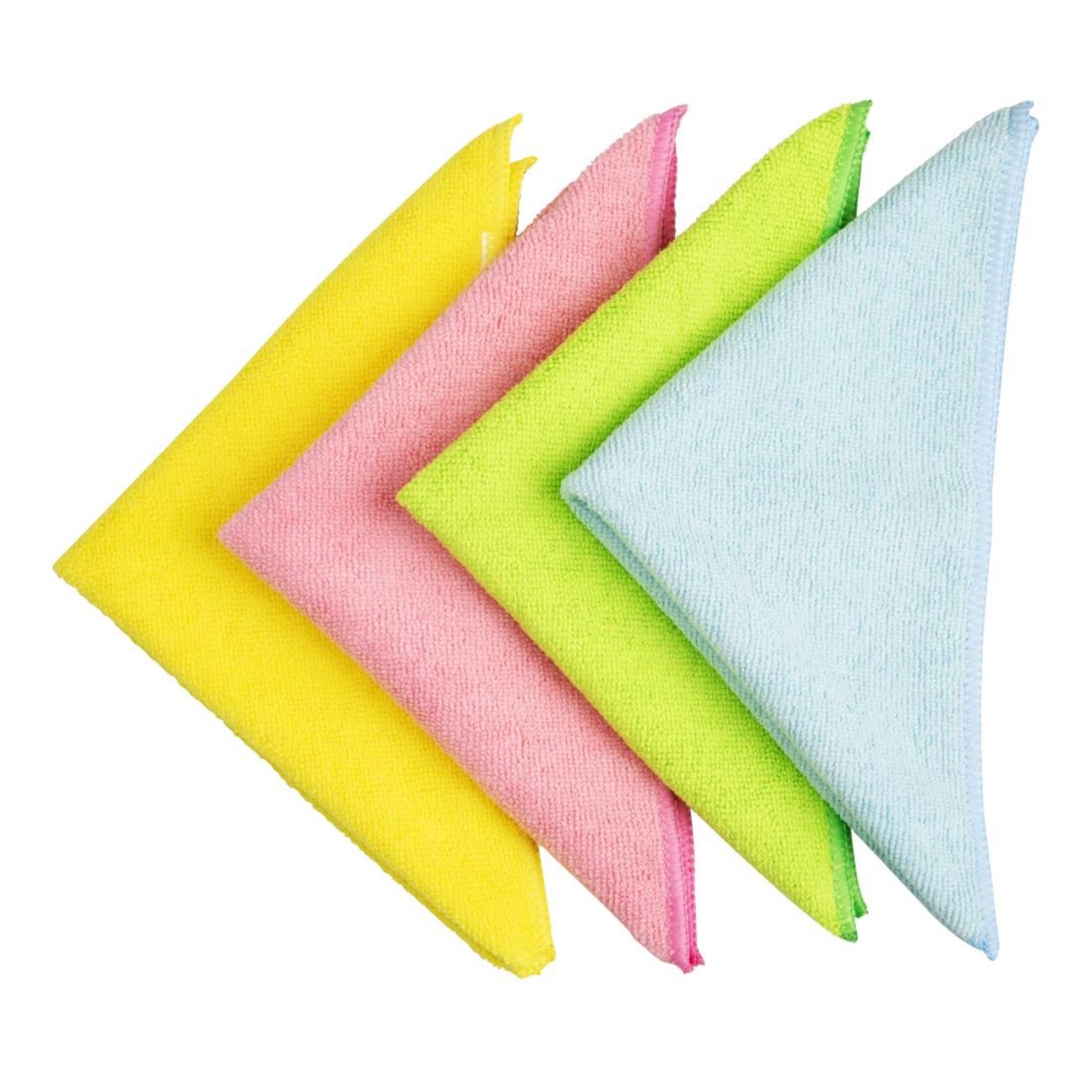 Picture of Jantex Microfibre Cloths Pink (5 Pack)