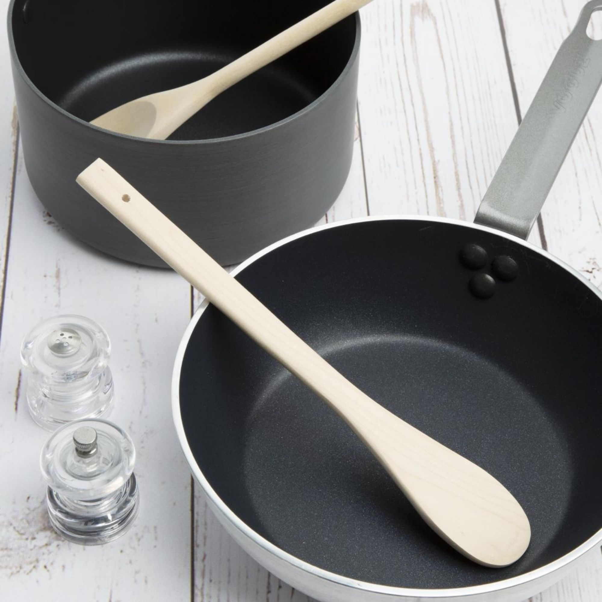 Picture of Vogue Round Ended Wooden Spatula 30cm