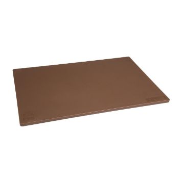 Picture of Hygiplas Low Density Brown Chopping Board Standard 450x300x12mm