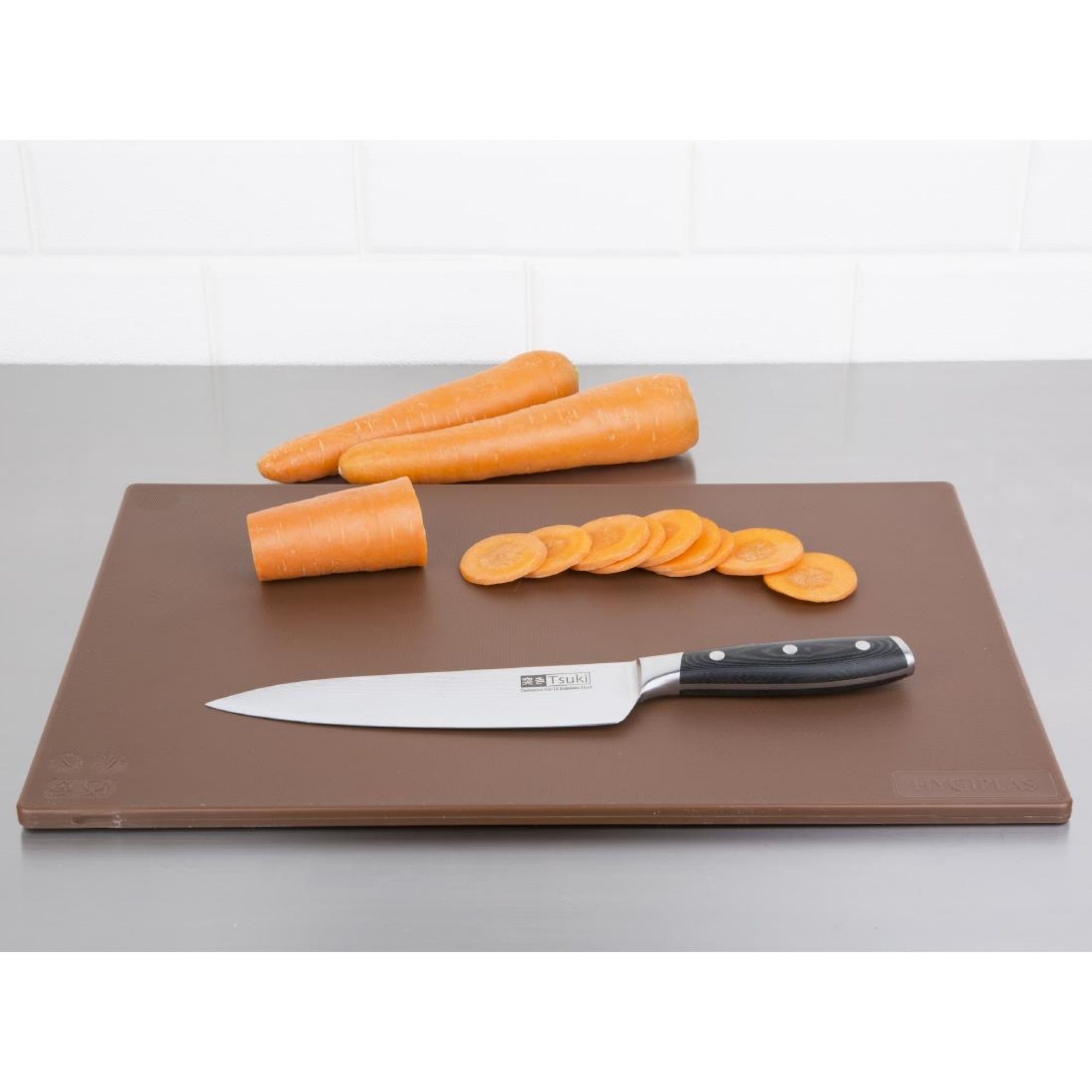 Picture of Hygiplas Low Density Brown Chopping Board Standard 450x300x12mm