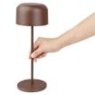 Picture of Olympia Siena Table Lamp Round Dome Chestnut 300mm - HZ209