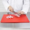 Picture of Hygiplas Low Density Red Chopping Board Standard 450x300x12mm - J255