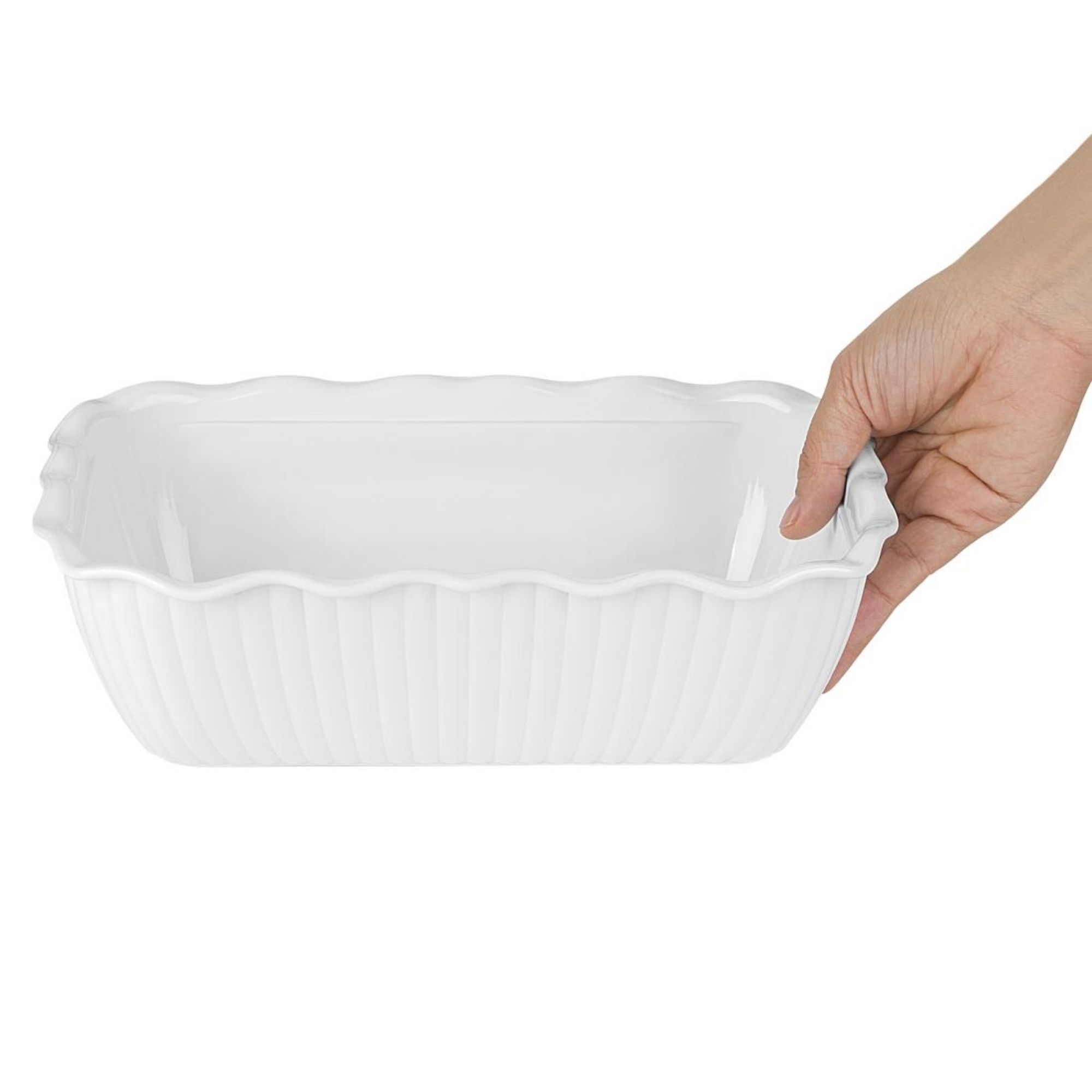 Picture of Olympia Kristallon Medium Salad Crock - White