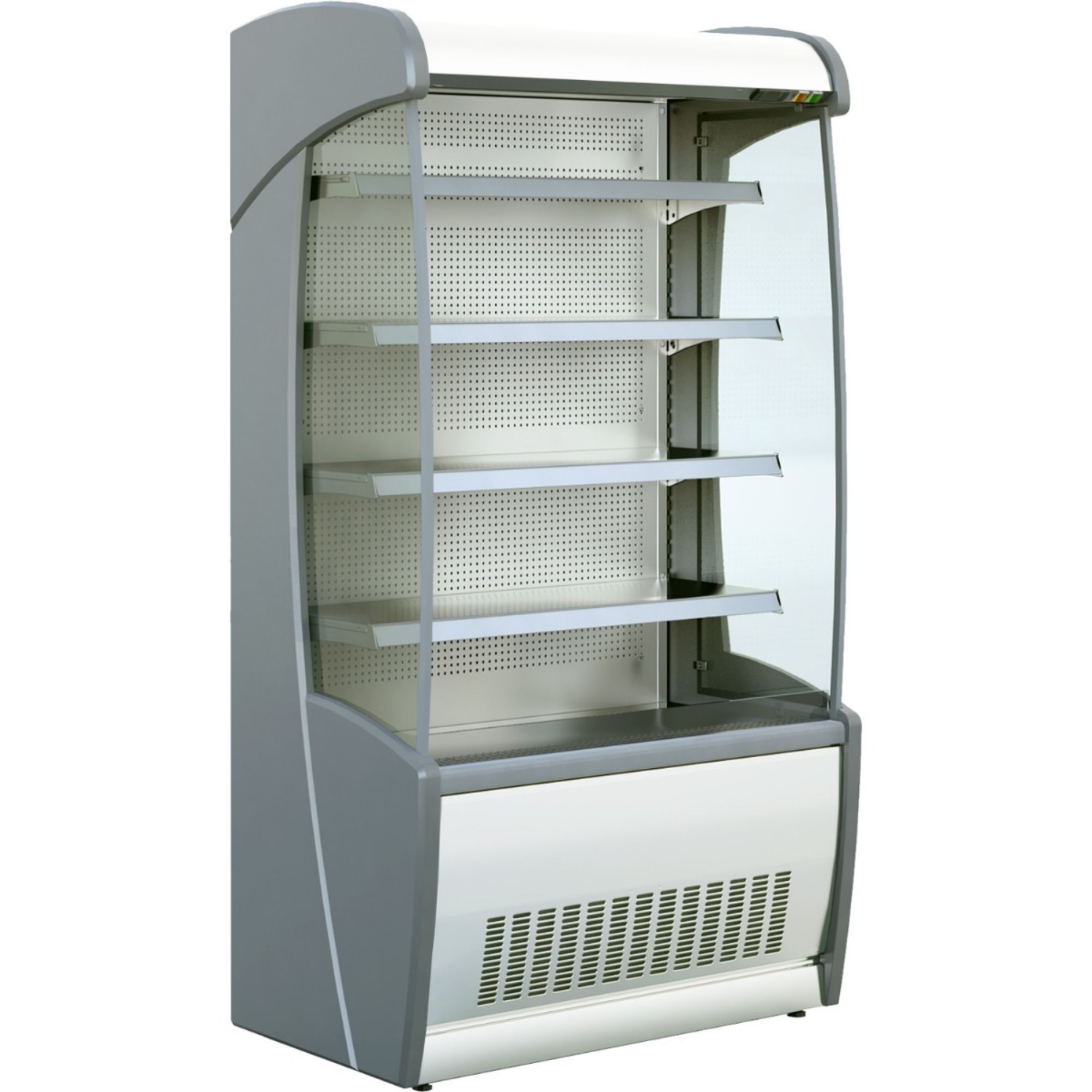 Picture of PESSOA850 SS 806 FV LC Stainless Steel Tiered Display 886MM Wide - PESSOA620 WH 886 FV LC