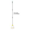 Picture of Jantex Microfibre Mop Head Yellow Stripe 150g - HX252