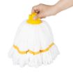 Picture of Jantex Microfibre Mop Head Yellow Stripe 150g - HX252