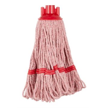 Picture of Jantex Deck Mop Head Red Stripe 200g