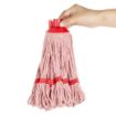 Picture of Jantex Deck Mop Head Red Stripe 200g - HX245